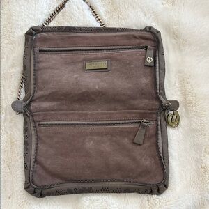 Elegant Brown Suede Women's Bag